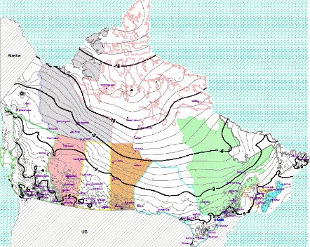 Canada Annual Average Temperature Canada Annual Average Temperature
