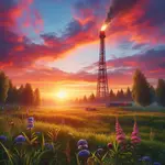 Emissions from flare stack