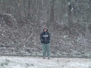 this is what TN snow looks like; wimpy. It melts while it accumlates weird.