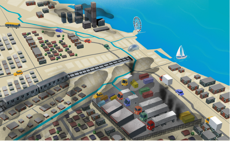 Modeling air pollution dispersion