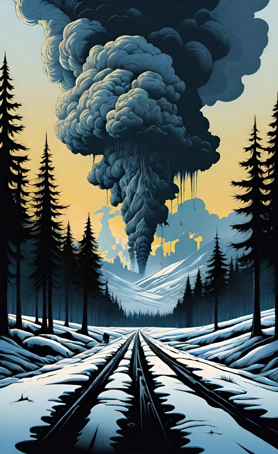 Pollution spreads across flatlands