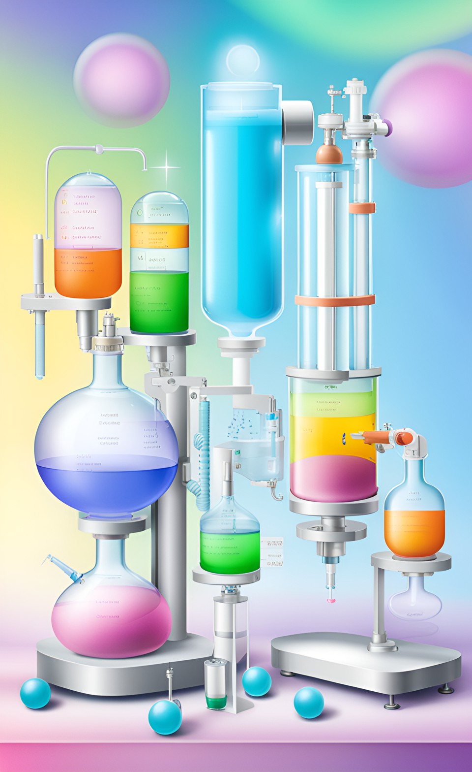 Cartoon lab for analyzing air quality Methods for calibrating air quality analyzers