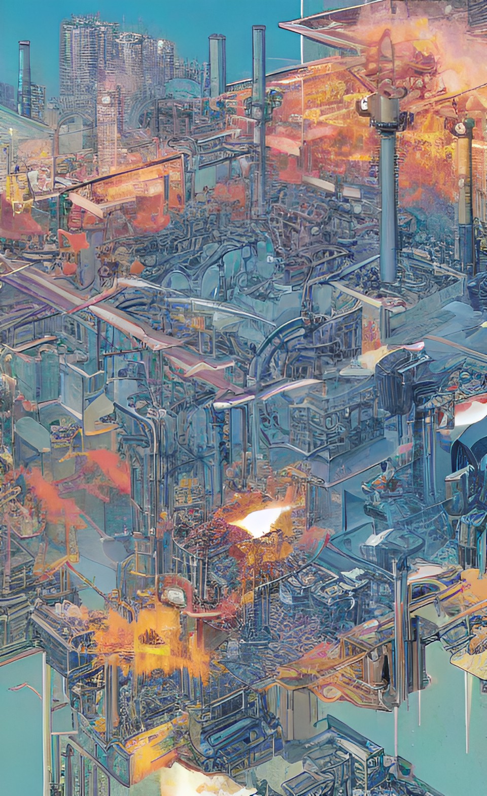 Emissions from an industrial site