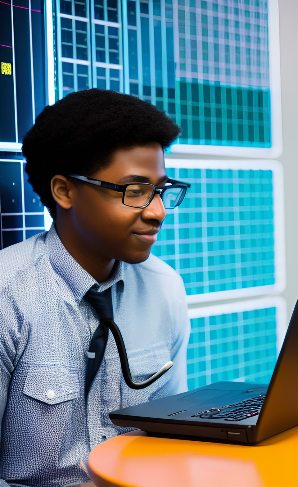 Using a laptop simulation to learn