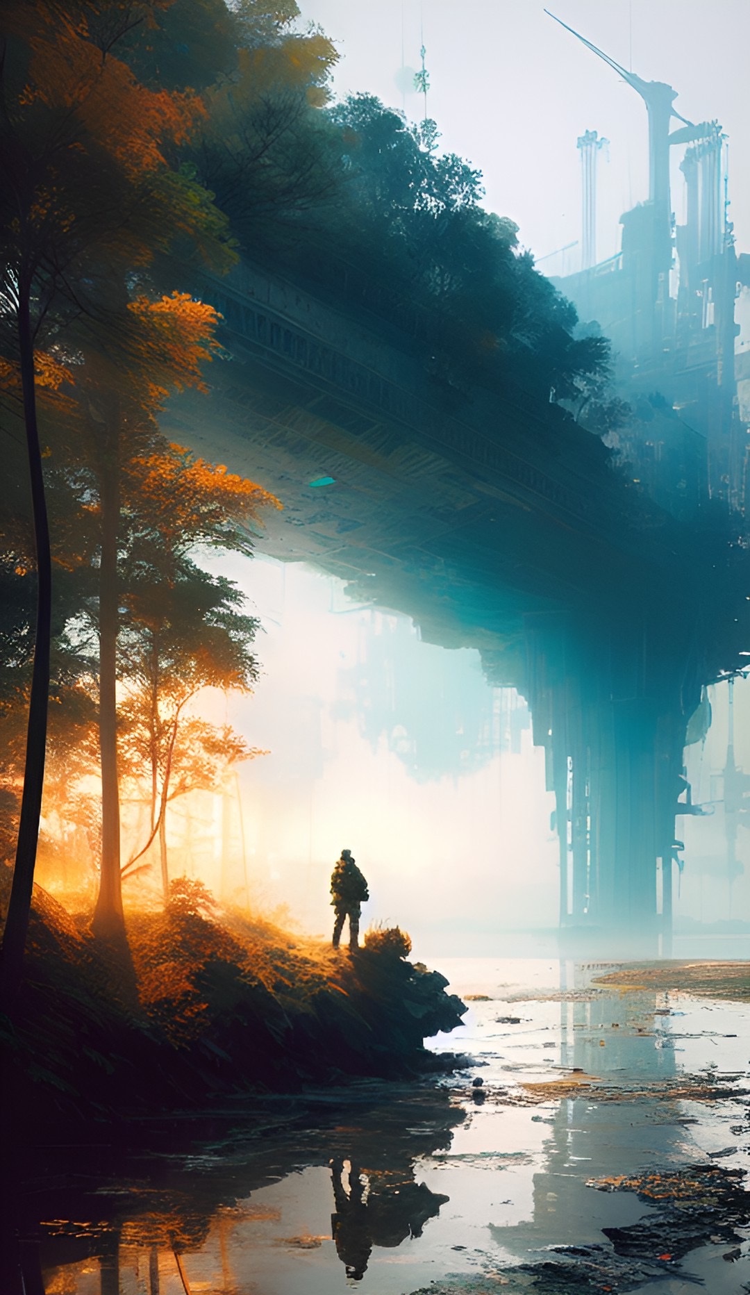 A scene after an apocalypse