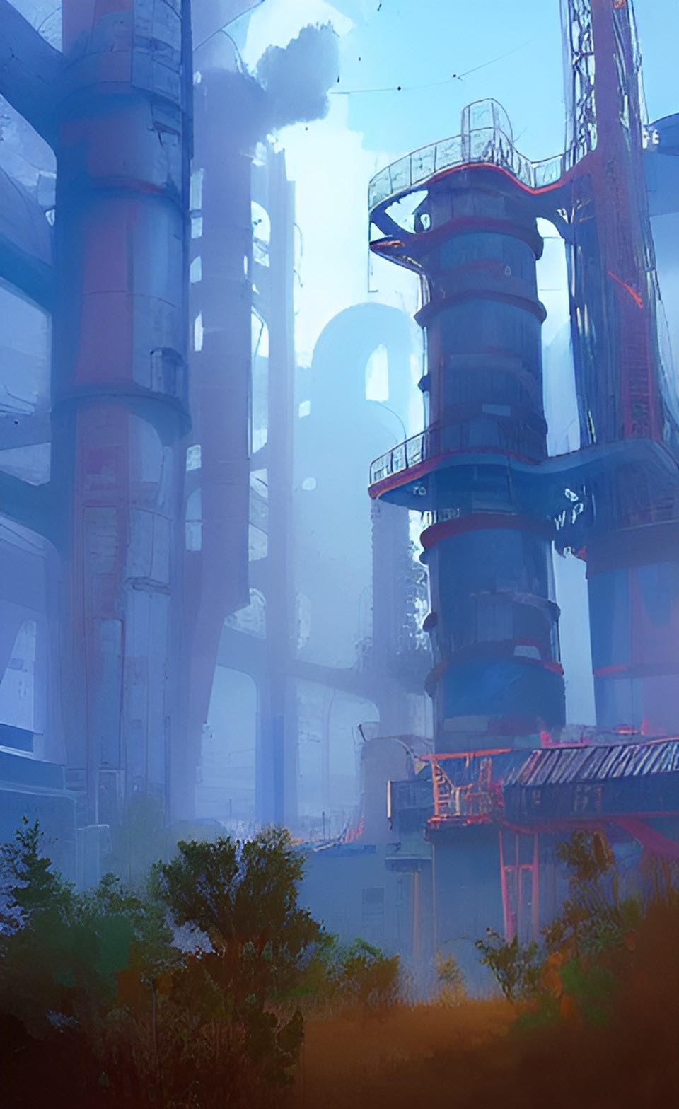 Potential Futuristic Industrial Facility