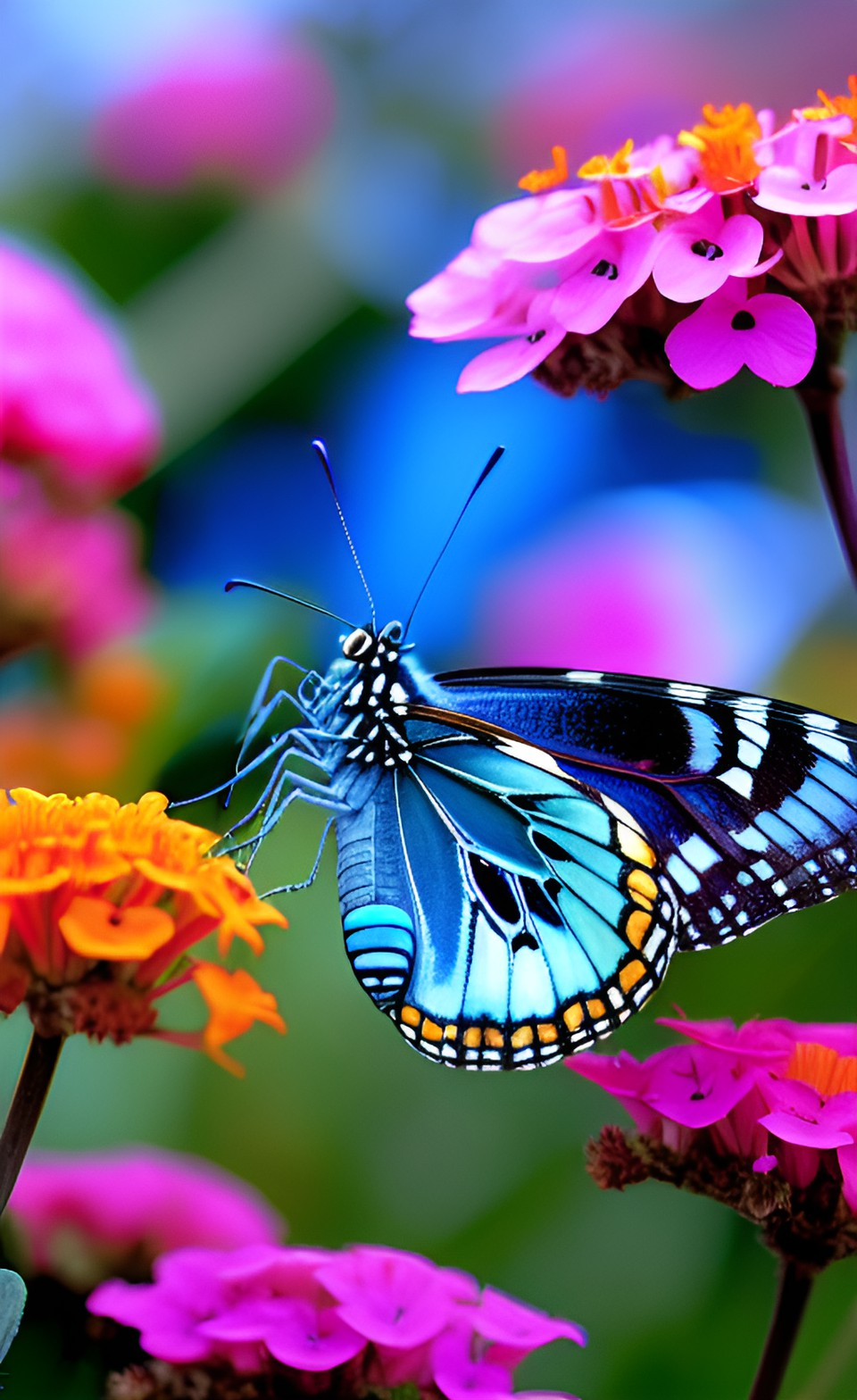 A butterfly's beauty