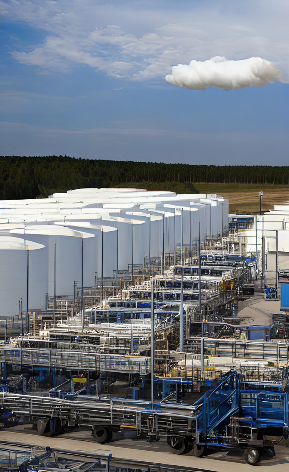 We collect a lot of data to make sure our emissions inventories are accurate, so we can meet all the environmental and regulatory requirements. Emissions from industrial operations