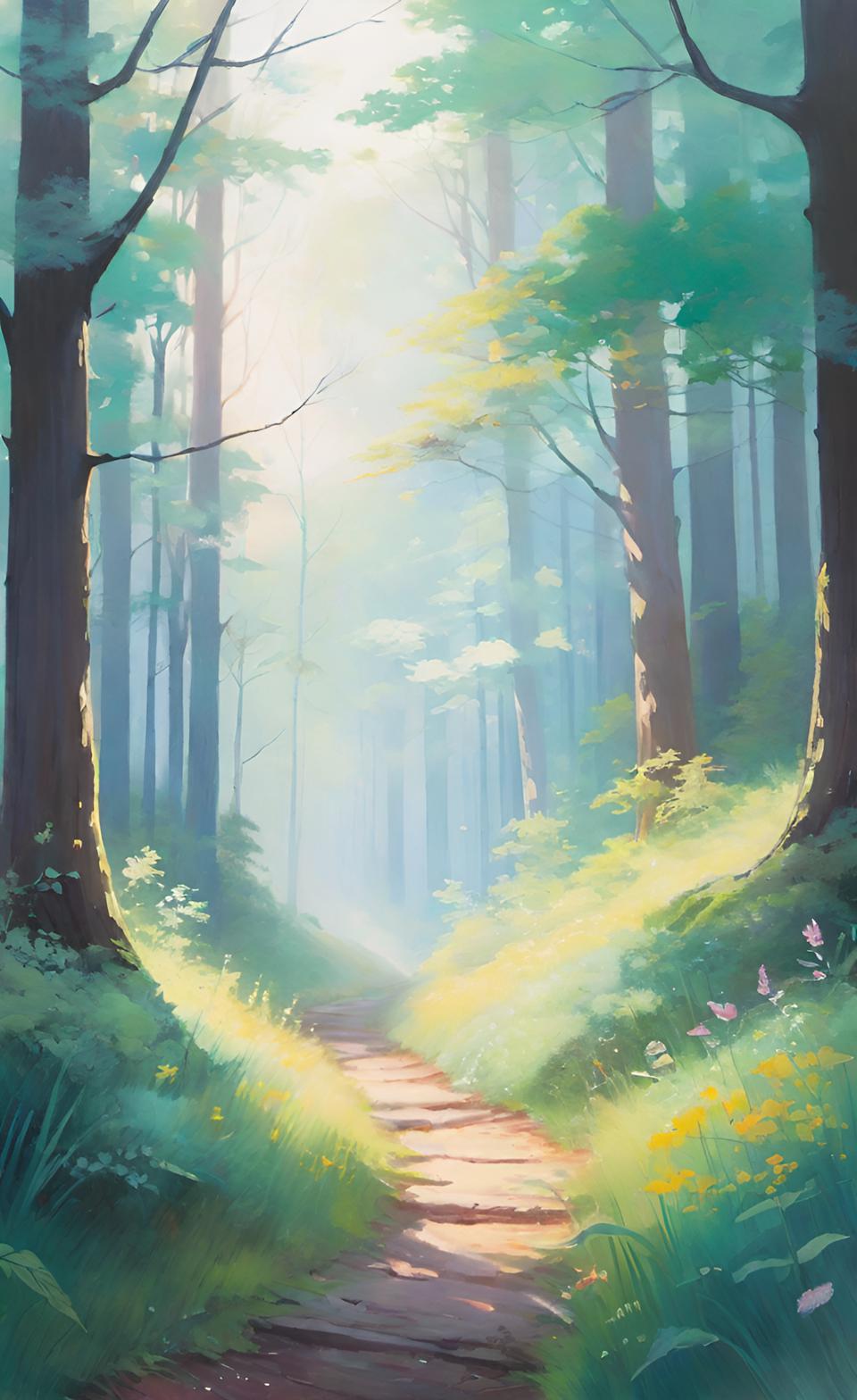 There's life in the forest because of breath.