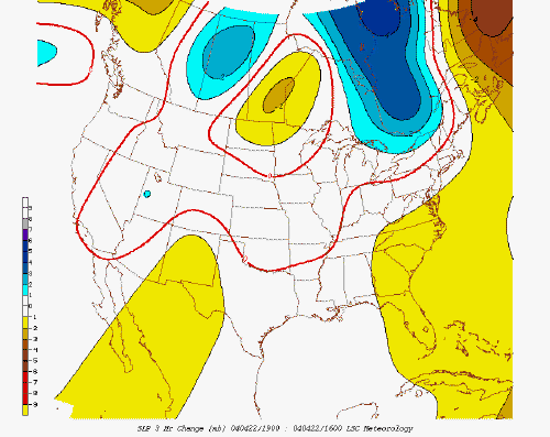 Physical implication on synoptic chart