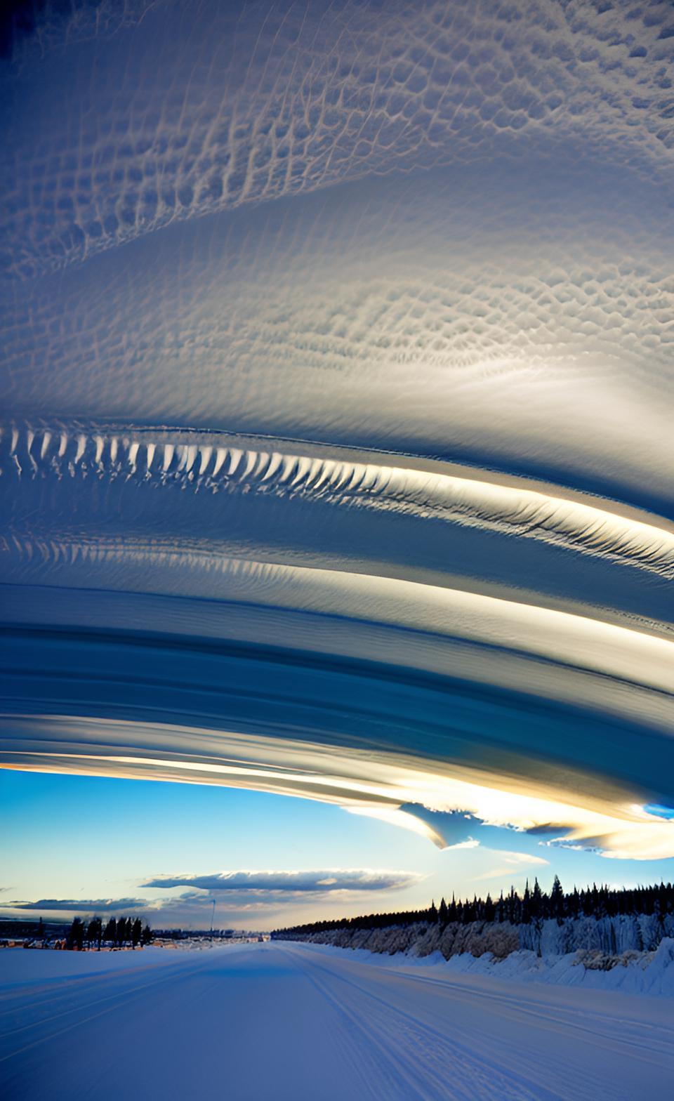 Observe Chinook cloud behavior