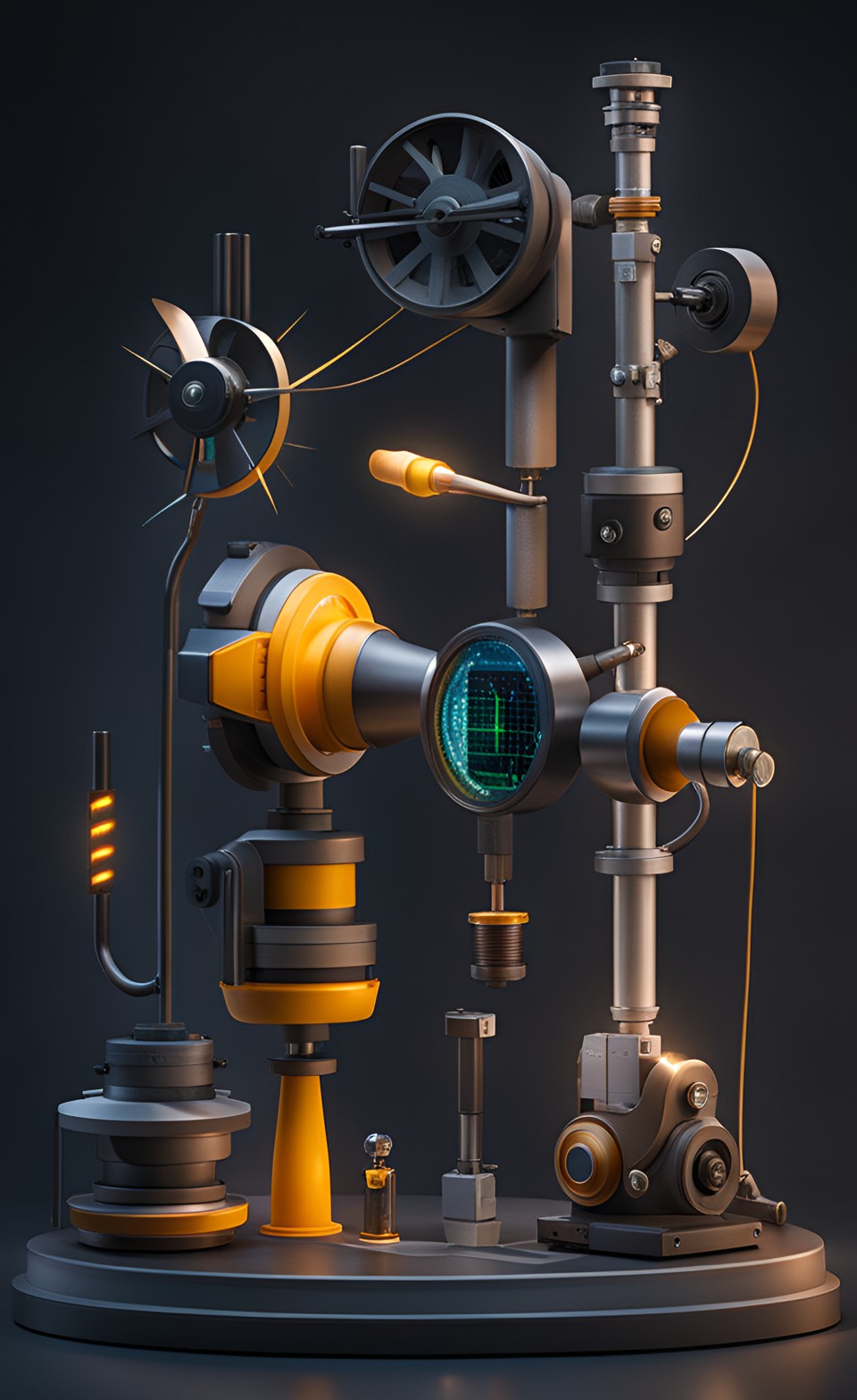 A hypothetical wind instrument that needs regular calibration Imaginary wind instrument