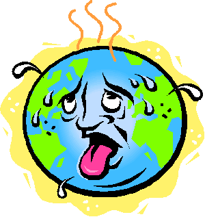 Increasing earth temperatures