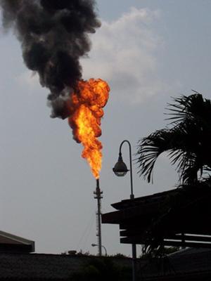A source of air pollution