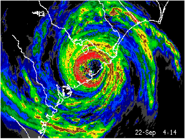 Hurricane on Radar