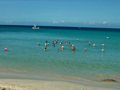 My, the beach is crowded today!