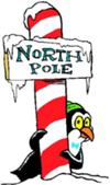 A penguin at the North Pole?