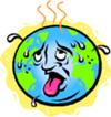 Increasing earth temperatures