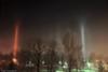 Mysterious Truhin light pillars