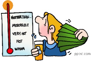 Consulting the weather chart