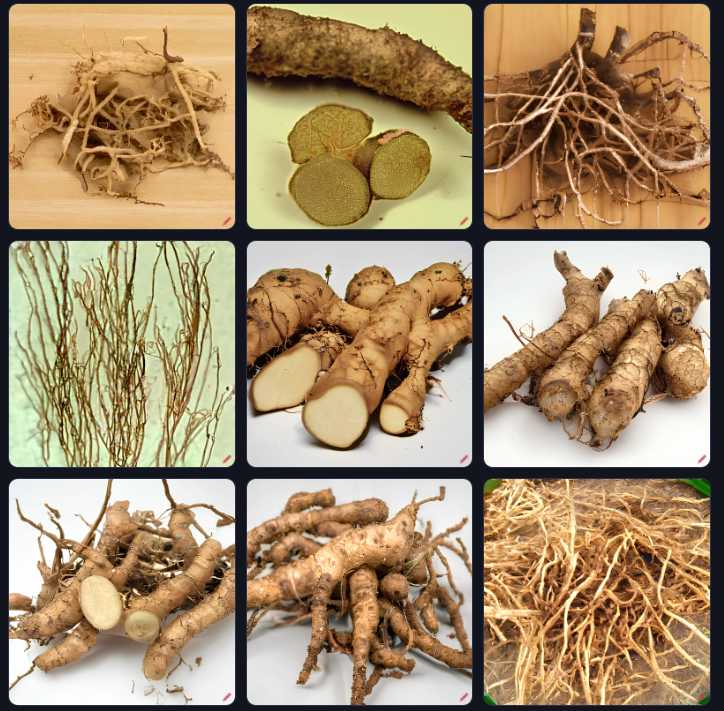 Rhizome roots