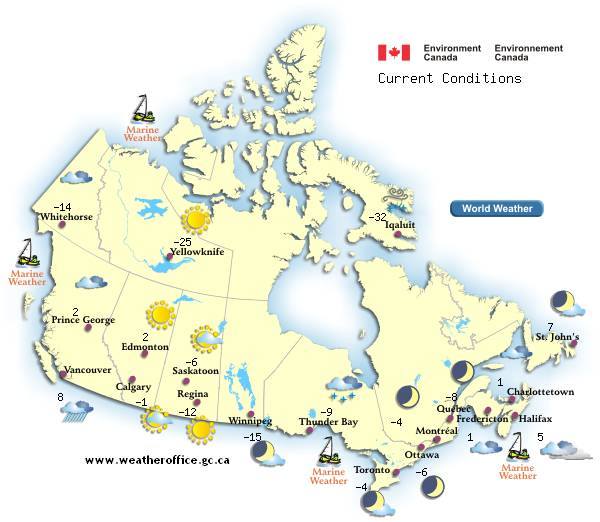 Canada Weather Charts