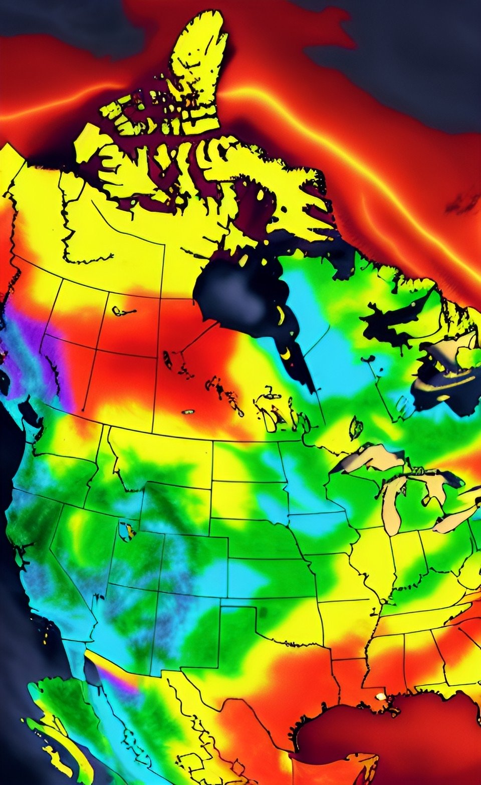Long range weather forecast Canada style