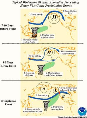 Meteorology of coastal rains