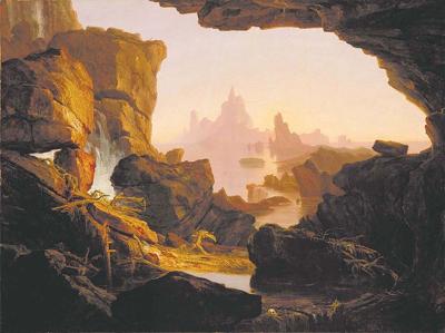 The Subsiding of the Waters by Thomas Cole <br>The Birth of a new Earth