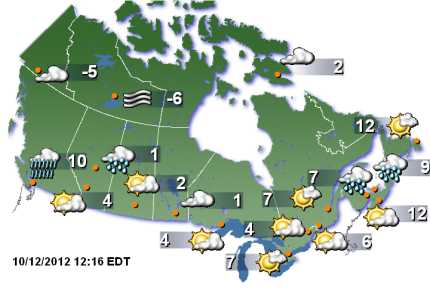 The Weather Network National Map